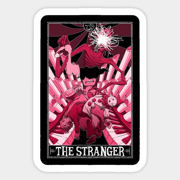 The Stranger (Dark) Sticker by Rusty Quill